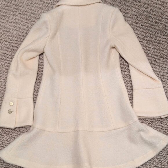 Laundry By Shelli Segal wool blended Boucle Skirted Hem Coat - Picture 6 of 7